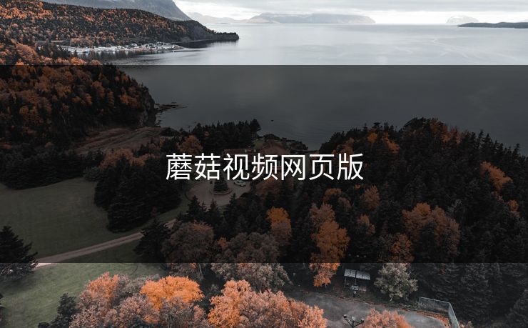蘑菇视频网页版