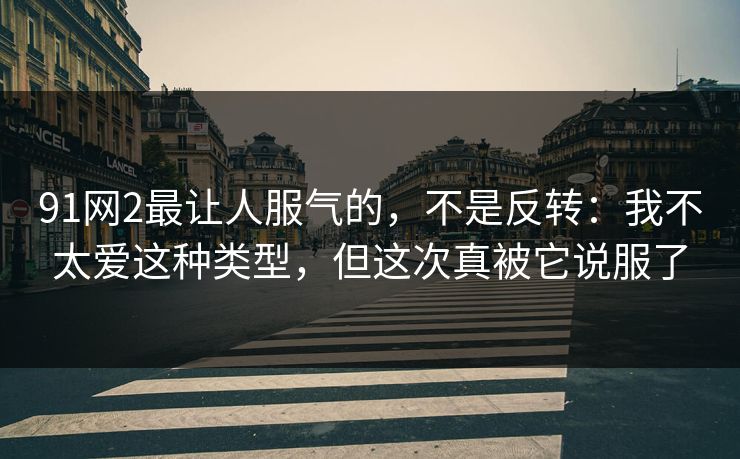 91网2最让人服气的，不是反转：我不太爱这种类型，但这次真被它说服了